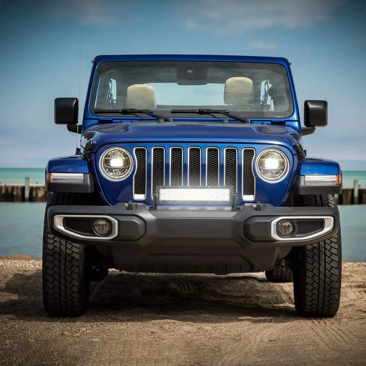 13.7 Inch 72W Double Row Spot Flood Led Light Bar