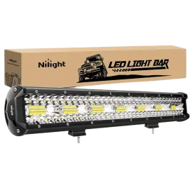 20 Inch 420W Triple Row Spot Flood Led Light Bar
