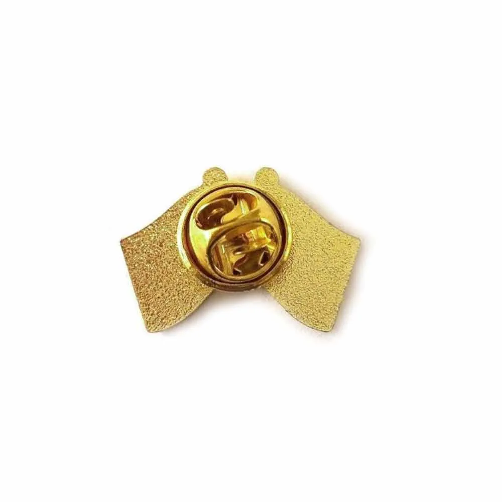 20 Israel USA Crossed Friendship Flag Lapel Pin Support Patriotic Enamel Badge