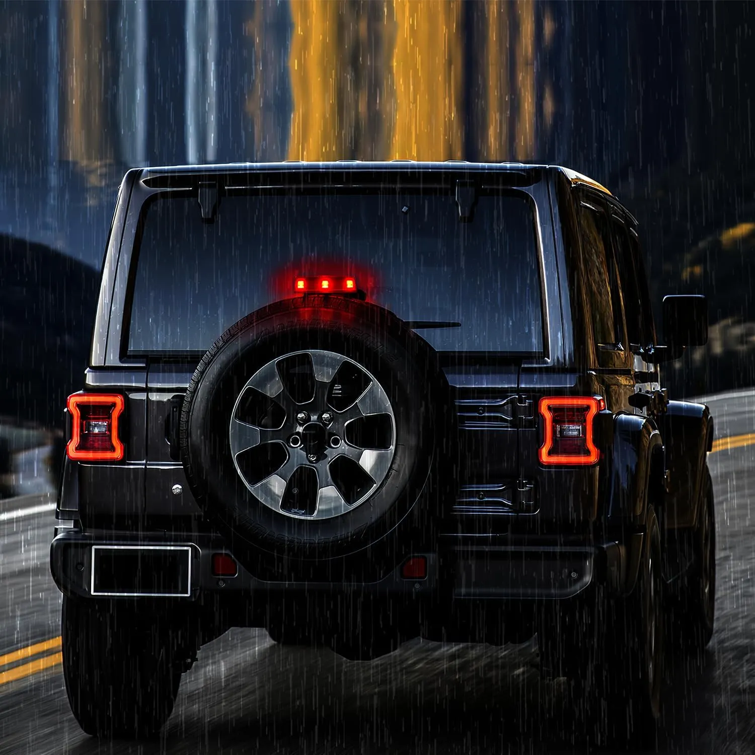 2018-2023 Jeep Wrangler JL JLU Third Brake Light Upgrade