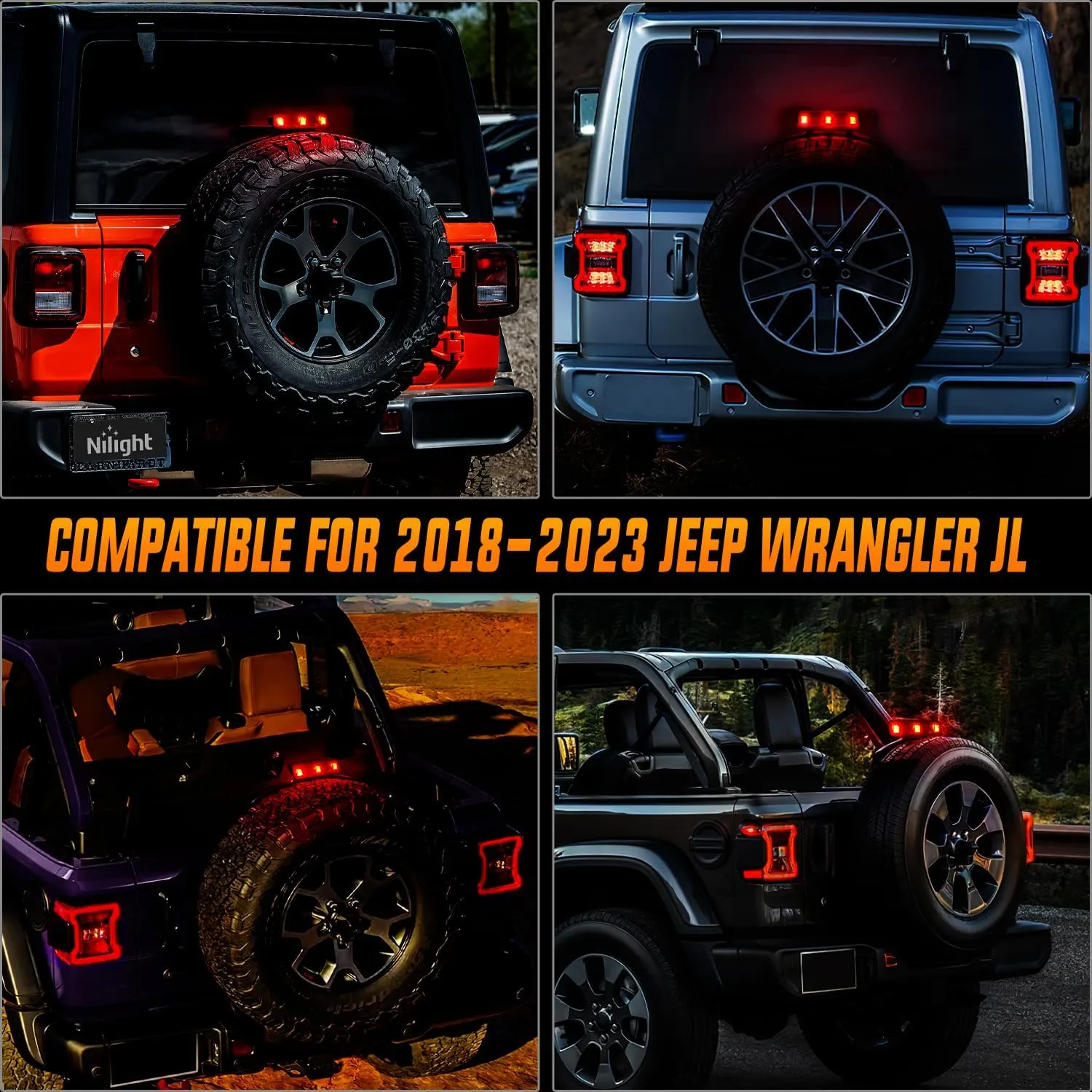 2018-2023 Jeep Wrangler JL JLU Third Brake Light Upgrade