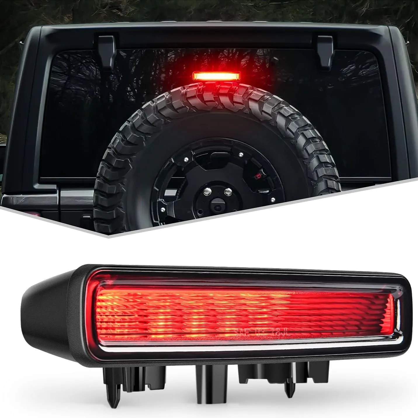 2018-2023 Jeep Wrangler JL Third Brake Light