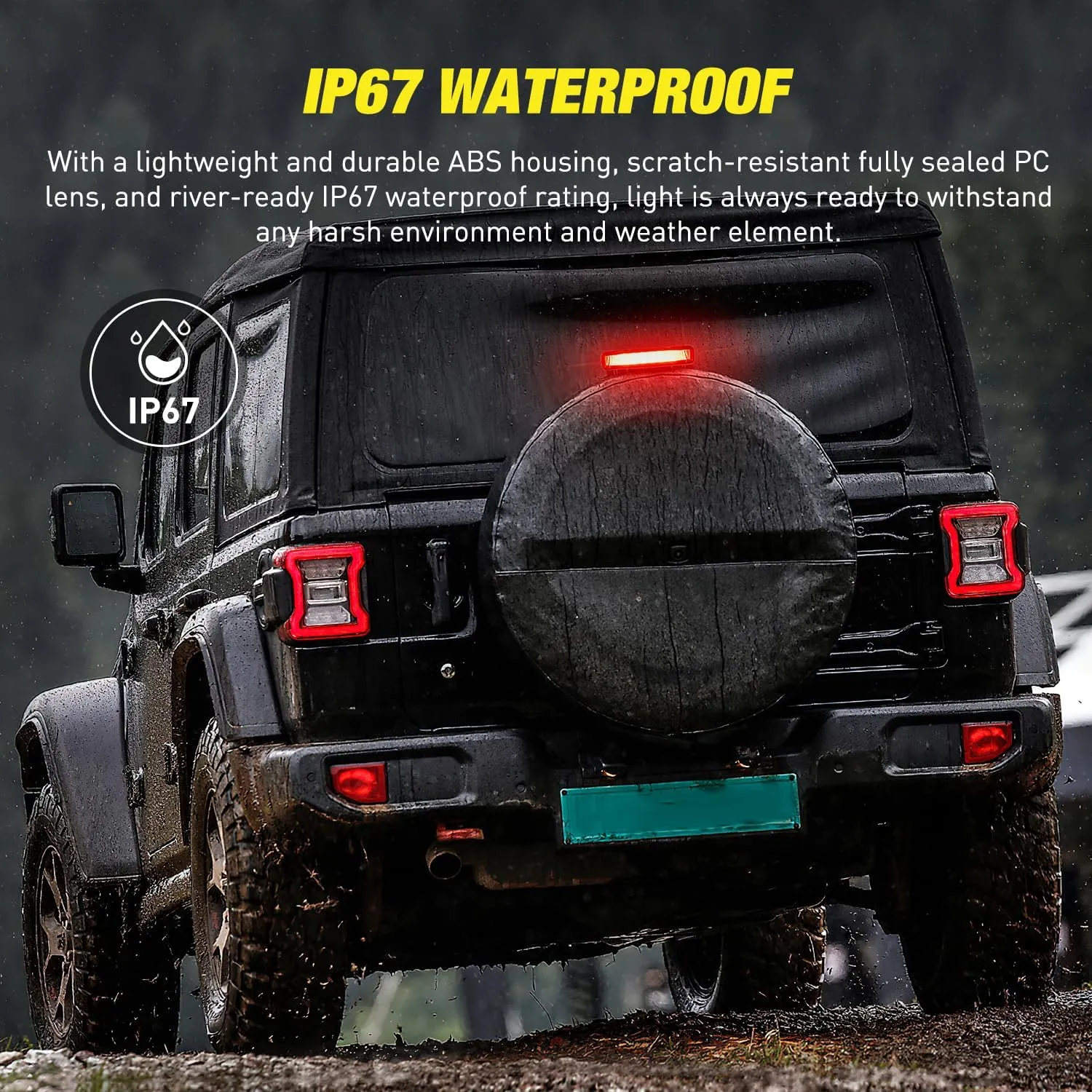 2018-2023 Jeep Wrangler JL Third Brake Light