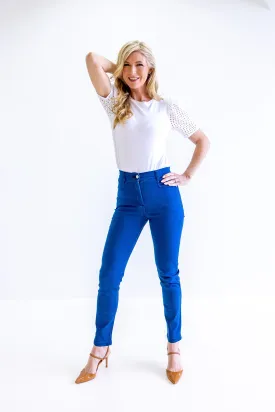 Barrington Annika Side Elastic Jeans Medium Blue Denim