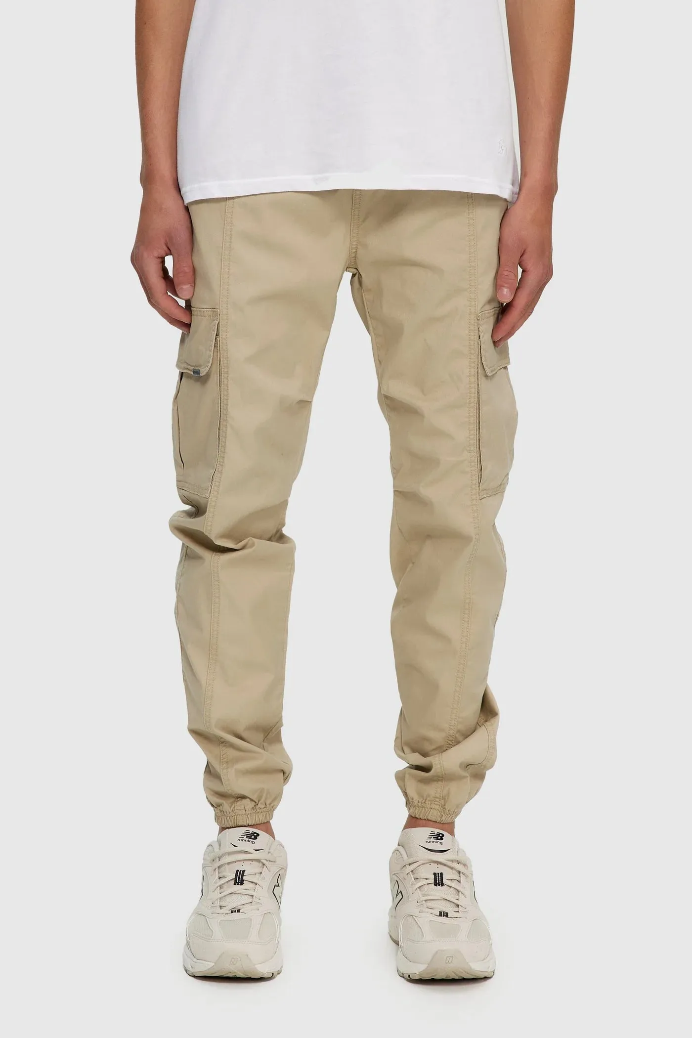 Cargo Combat Pants - Beige