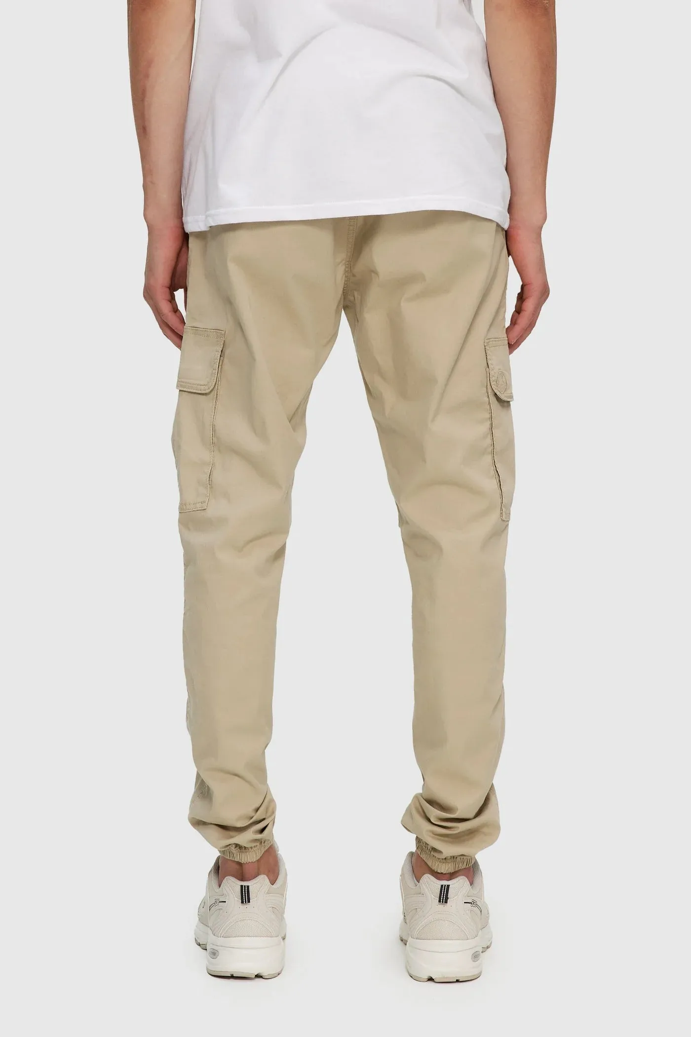 Cargo Combat Pants - Beige