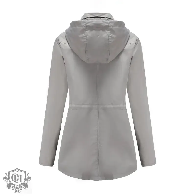 Casual Hooded Zipper Coat