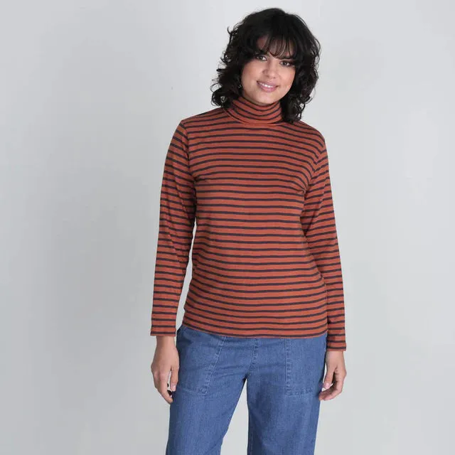 Classic Turtle Neck Sailor Top (Multiple Colors)