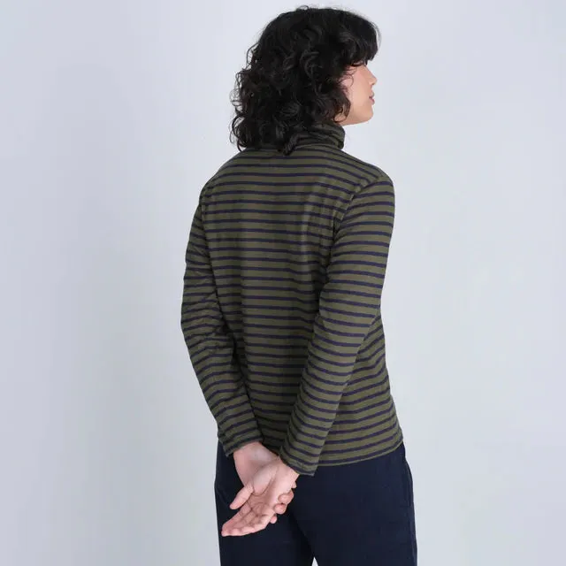 Classic Turtle Neck Sailor Top (Multiple Colors)