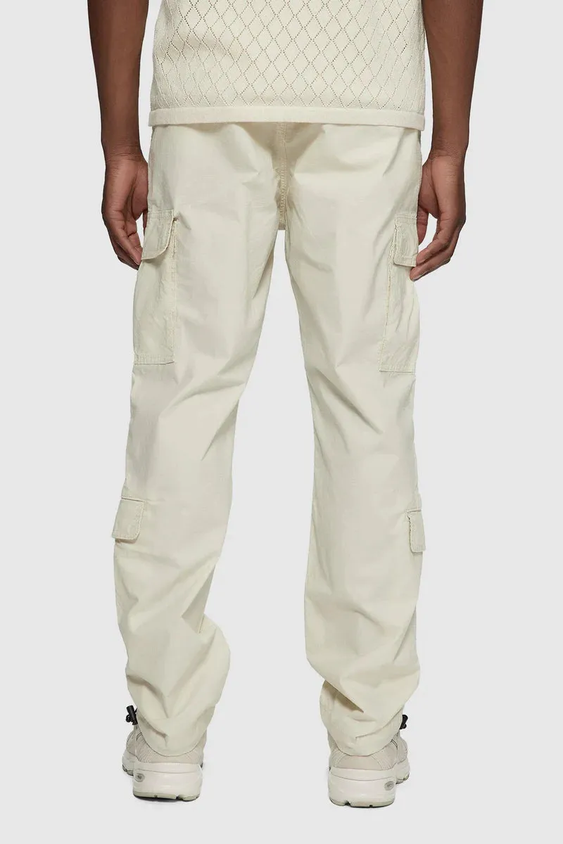 Double Cargo Pants - Cream