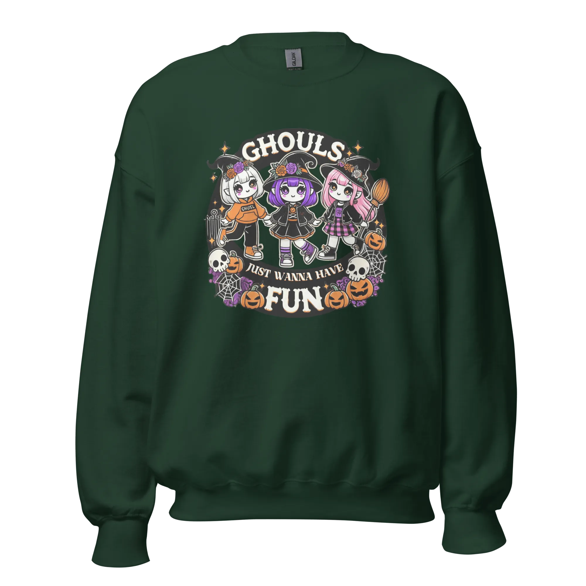 Ghouls Just Wanna Have Fun - Halloween Sweatshirt - Fun Halloween Sweatshirt