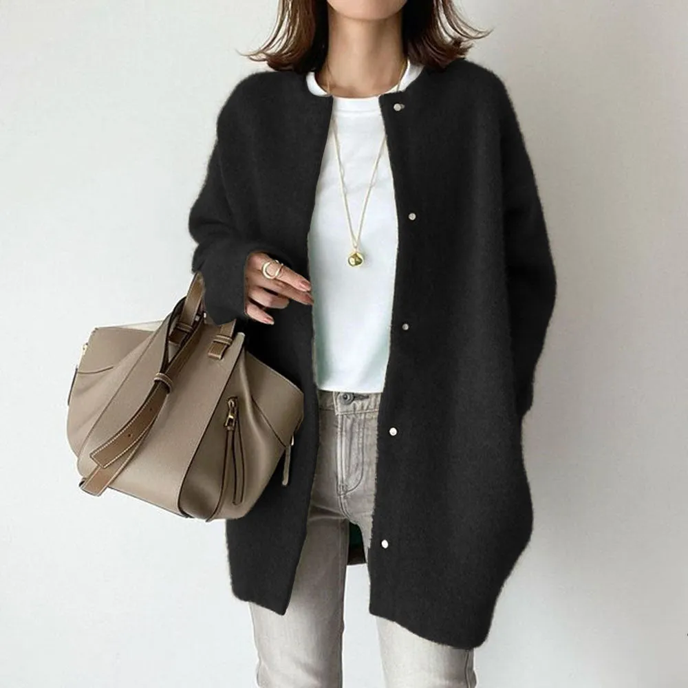 GlamzLife's Soft Knitted Cardigans Loose Jacket Autumn And Spring