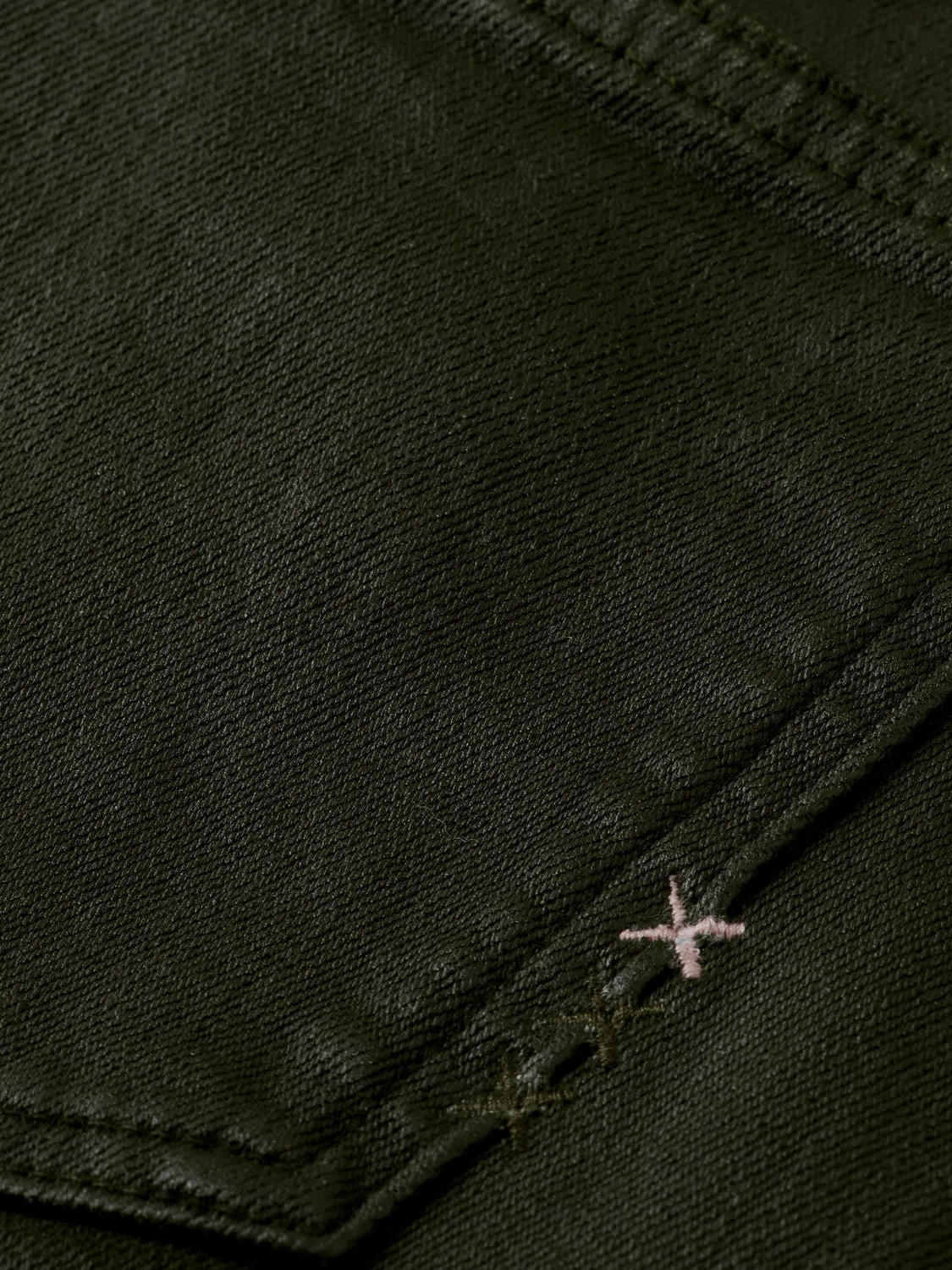 High Five slim-fit coated jeans