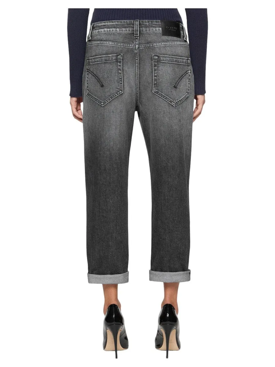 Jeans Koons nero in denim stretch