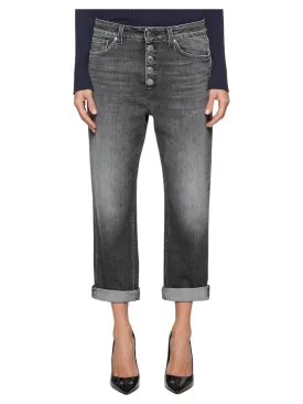 Jeans Koons nero in denim stretch