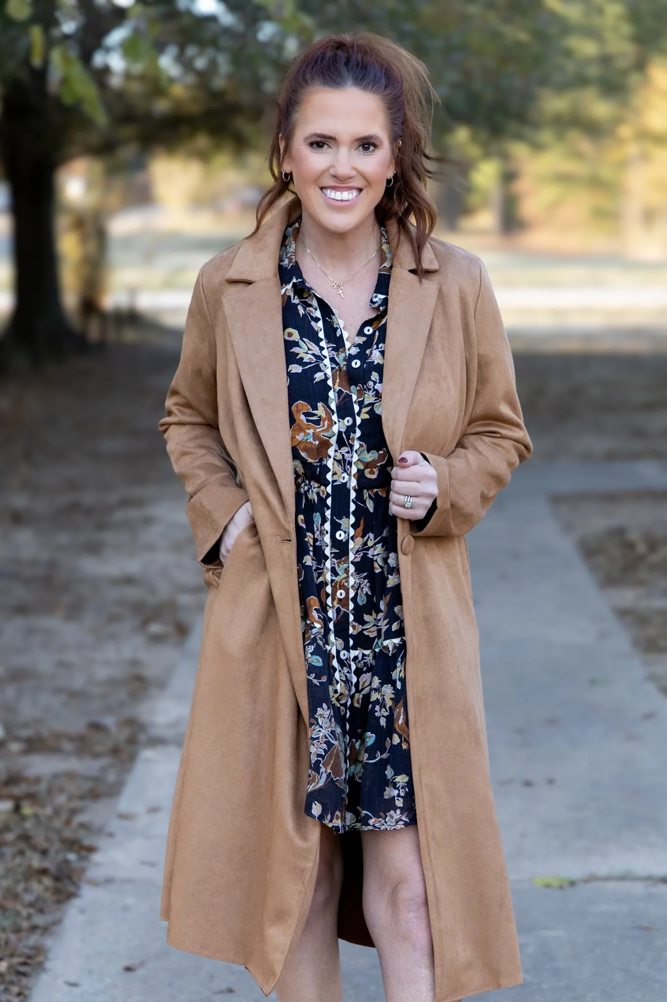 Loretta Long Coat - Camel