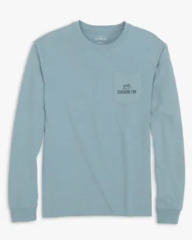 Men's Long Sleeve Gradient Carabiner Tee Shirt