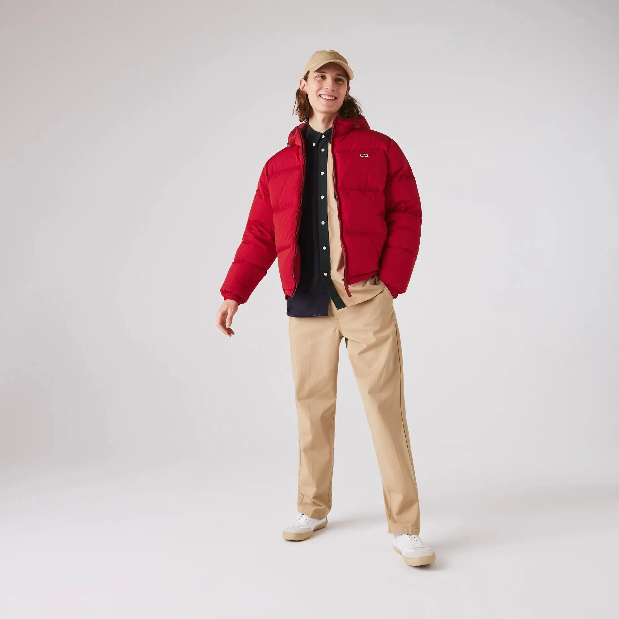 Men's Short Lightweight Water-Resistant Puffer Coat