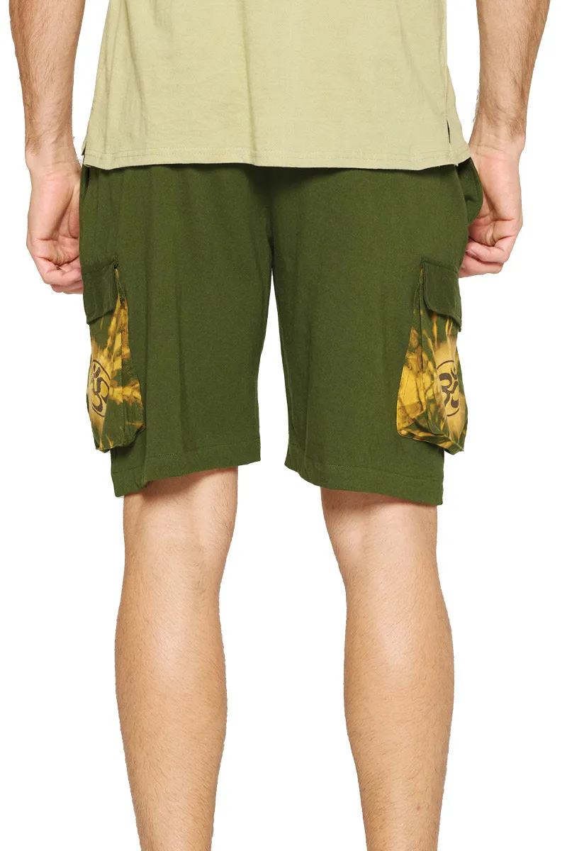 Men's Shorts With Pockets Om Print