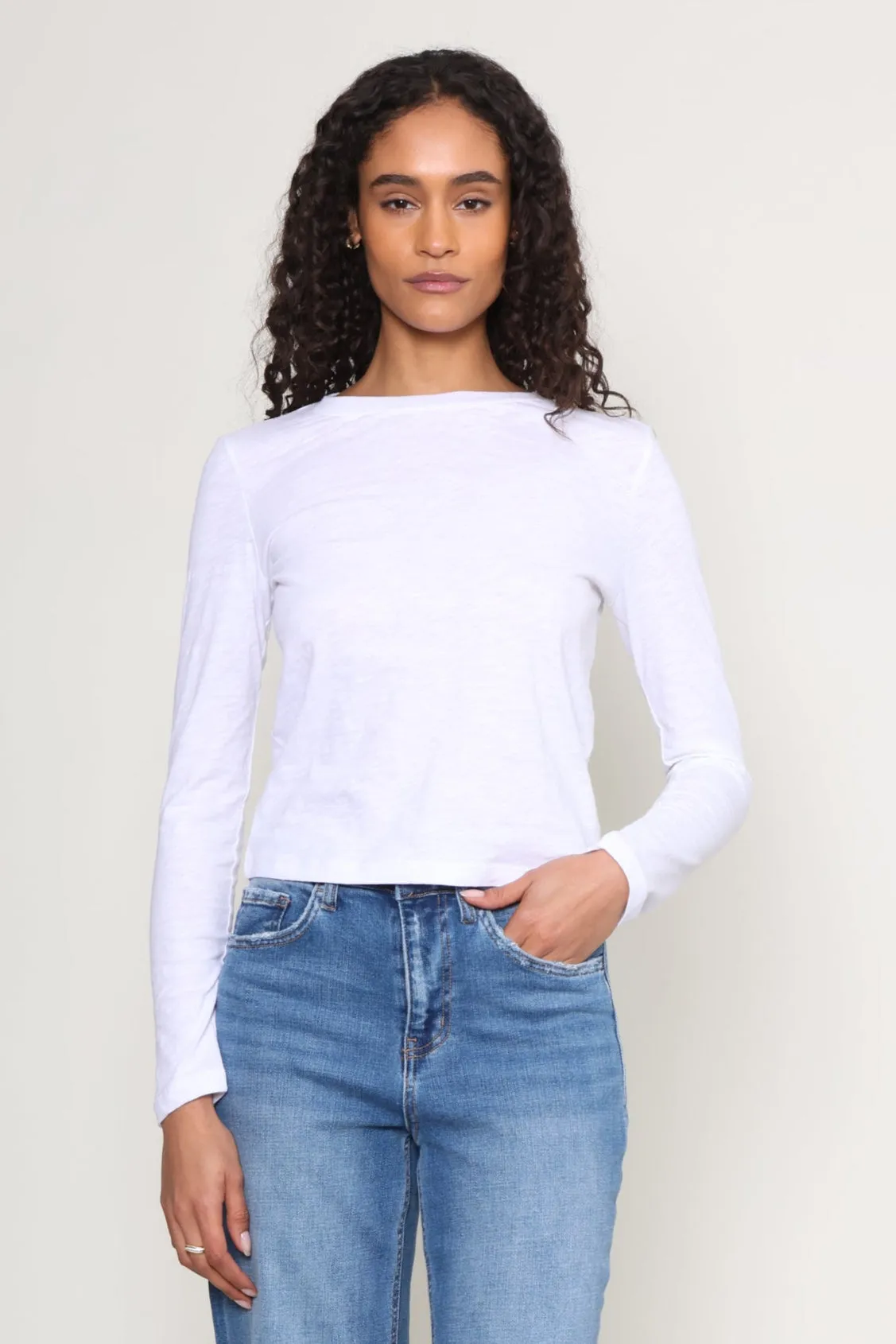 Modern Slub Long Sleeve Tee