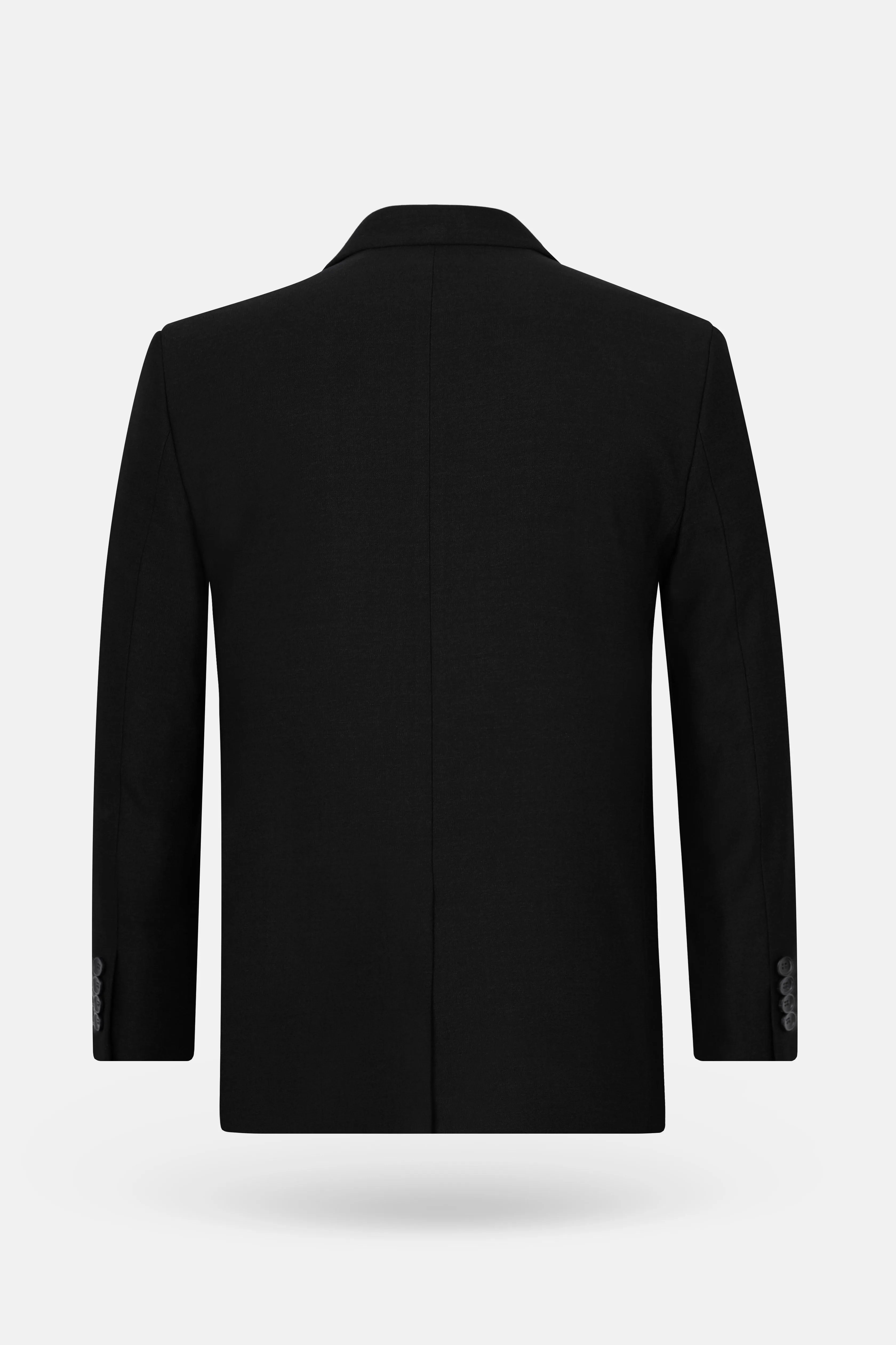 Patterned Black Blazer