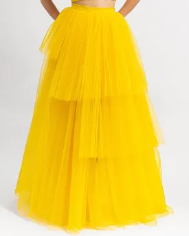 Pleated Tulle skirt