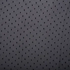 Printed polyester - OLIVIA - Stitch - Midnight blue