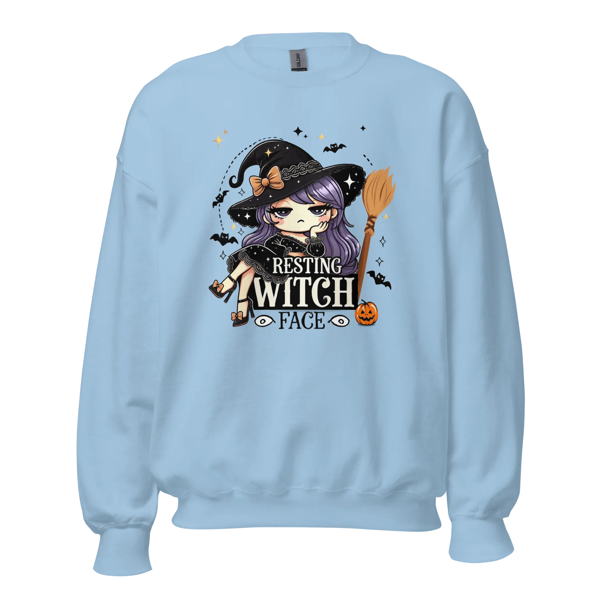 Resting Witch Face - Halloween Sweatshirt - Fun Witch Halloween Sweatshirt