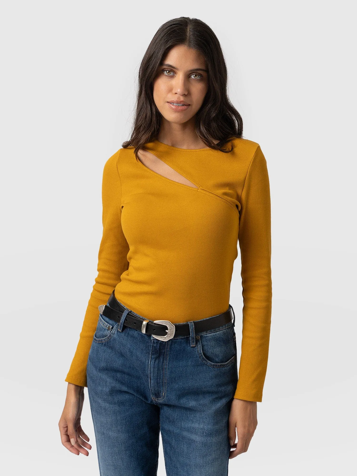 Reveal Tee Long Sleeve - Ochre