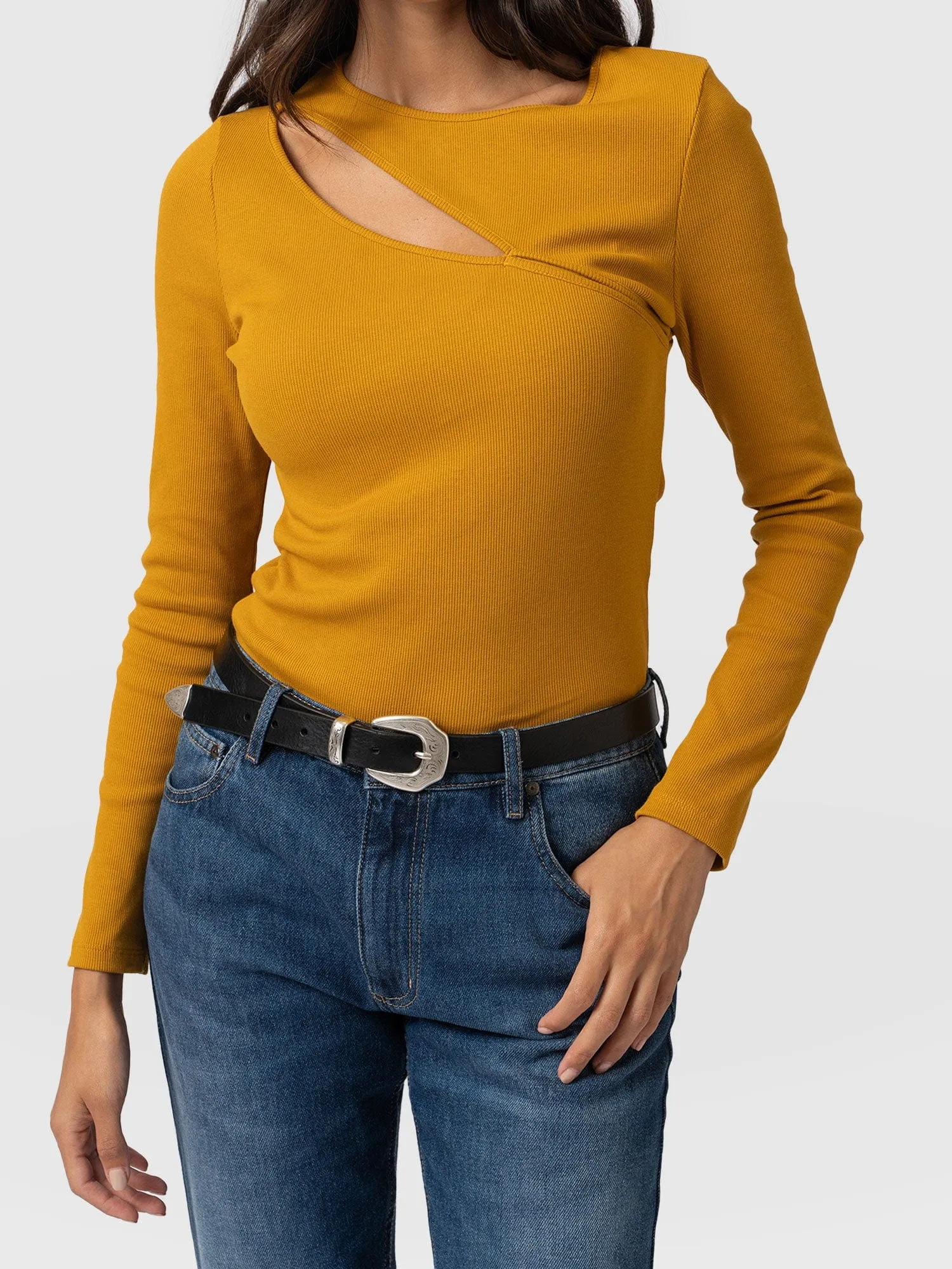 Reveal Tee Long Sleeve - Ochre
