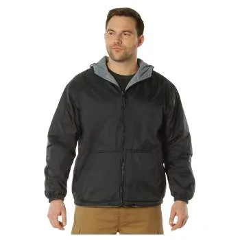 Rothco Reversible Lined Jacket With Hood / Black