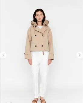 Short Trench with Removable Hood - Sand