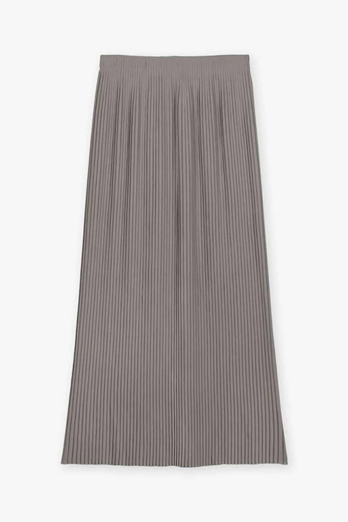 Single Tone Pleated Flared Skirt