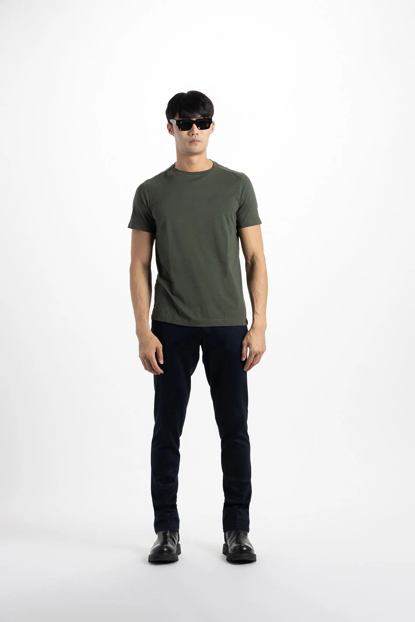 Soft Cloth Short Sleeve Malibu Crew Tee - Deep Depths