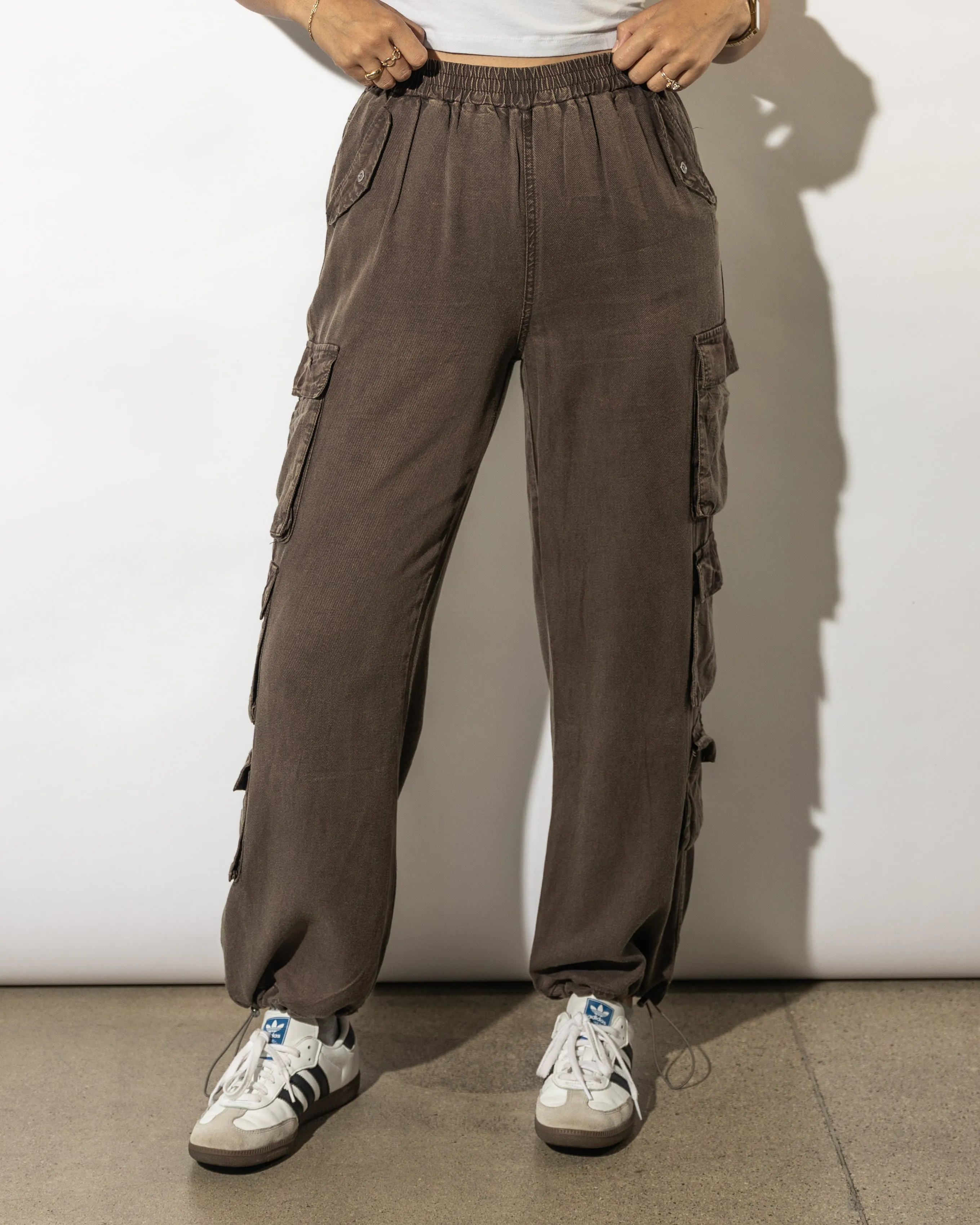 Teddi Washed Cargo Pants