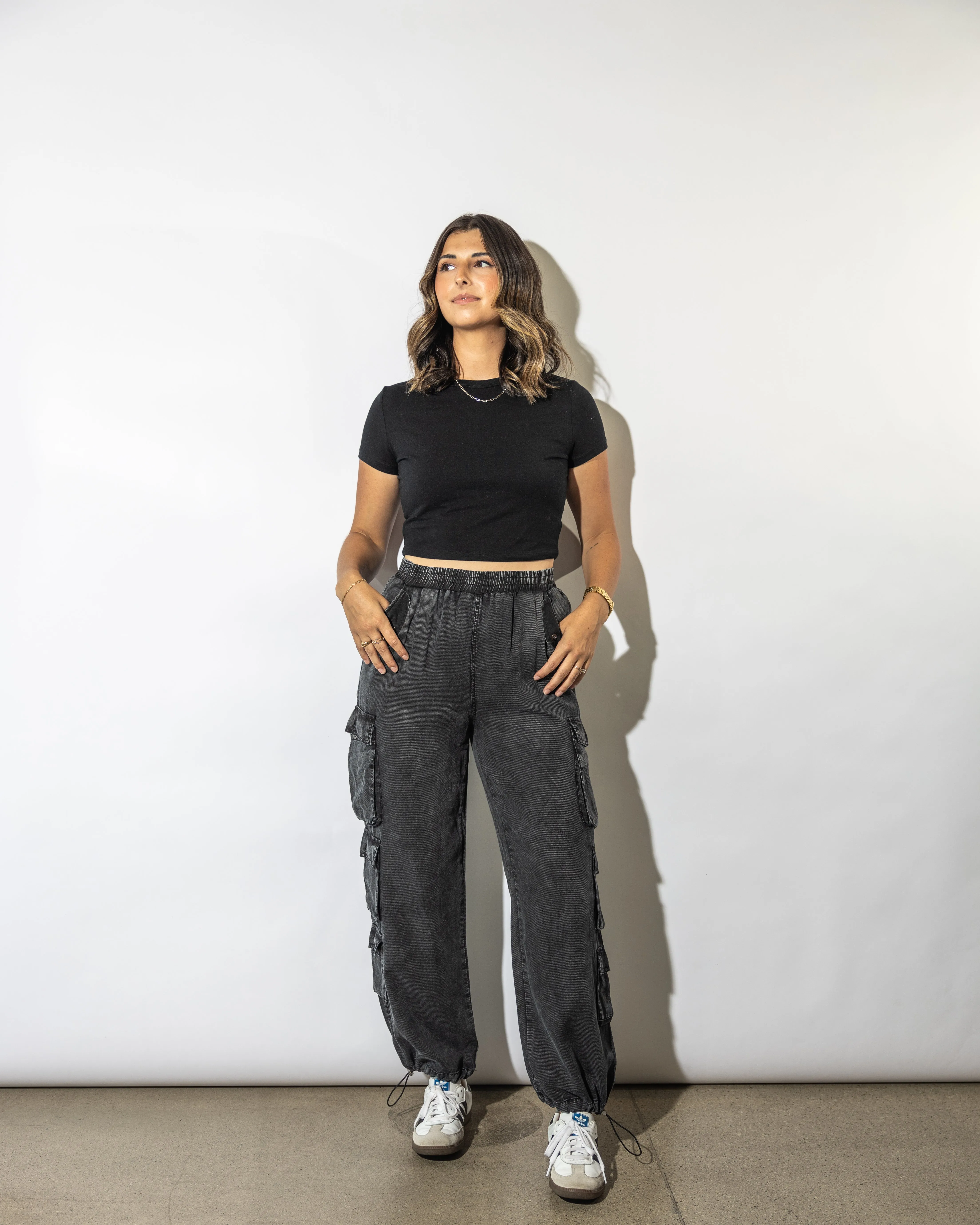 Teddi Washed Cargo Pants