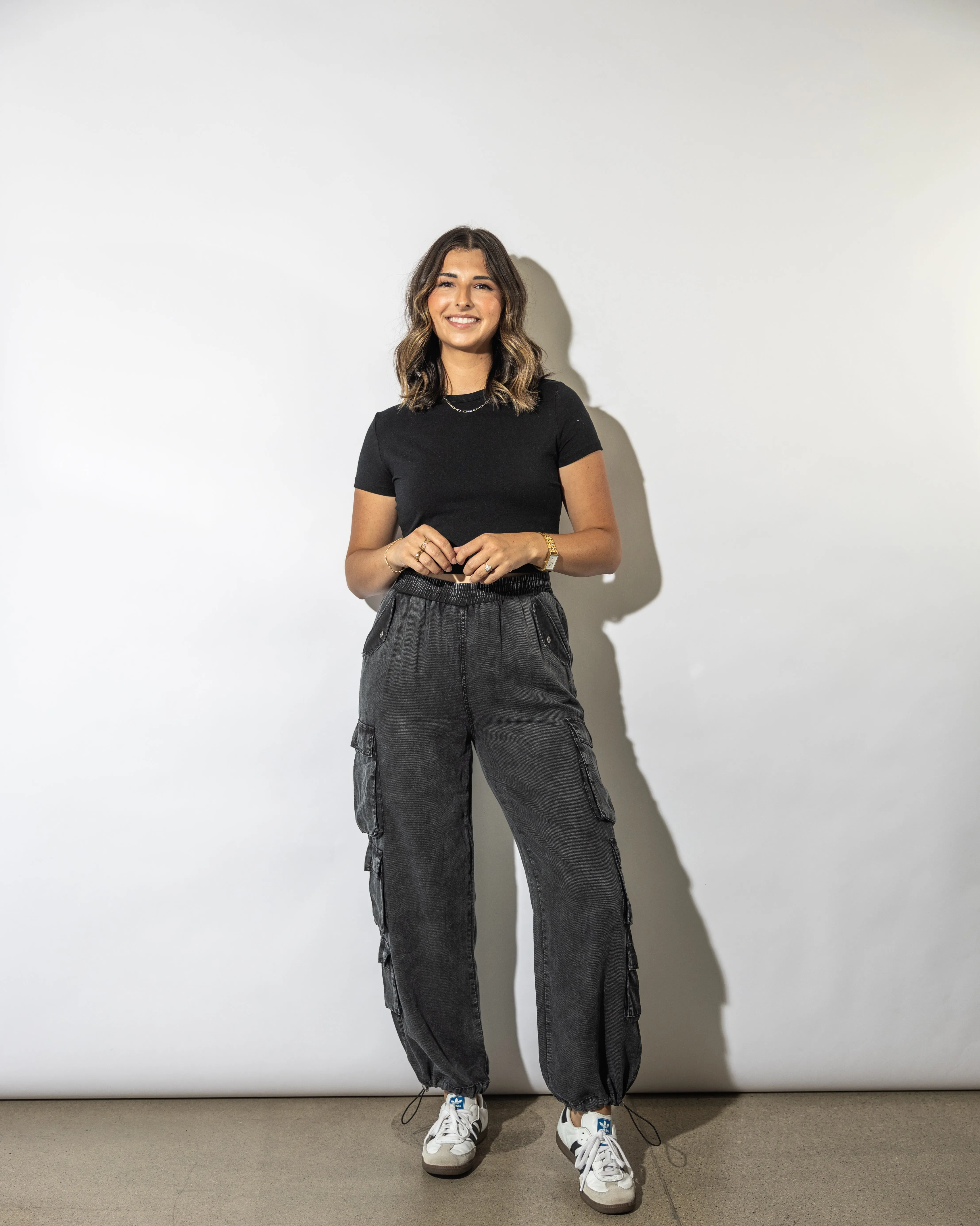 Teddi Washed Cargo Pants