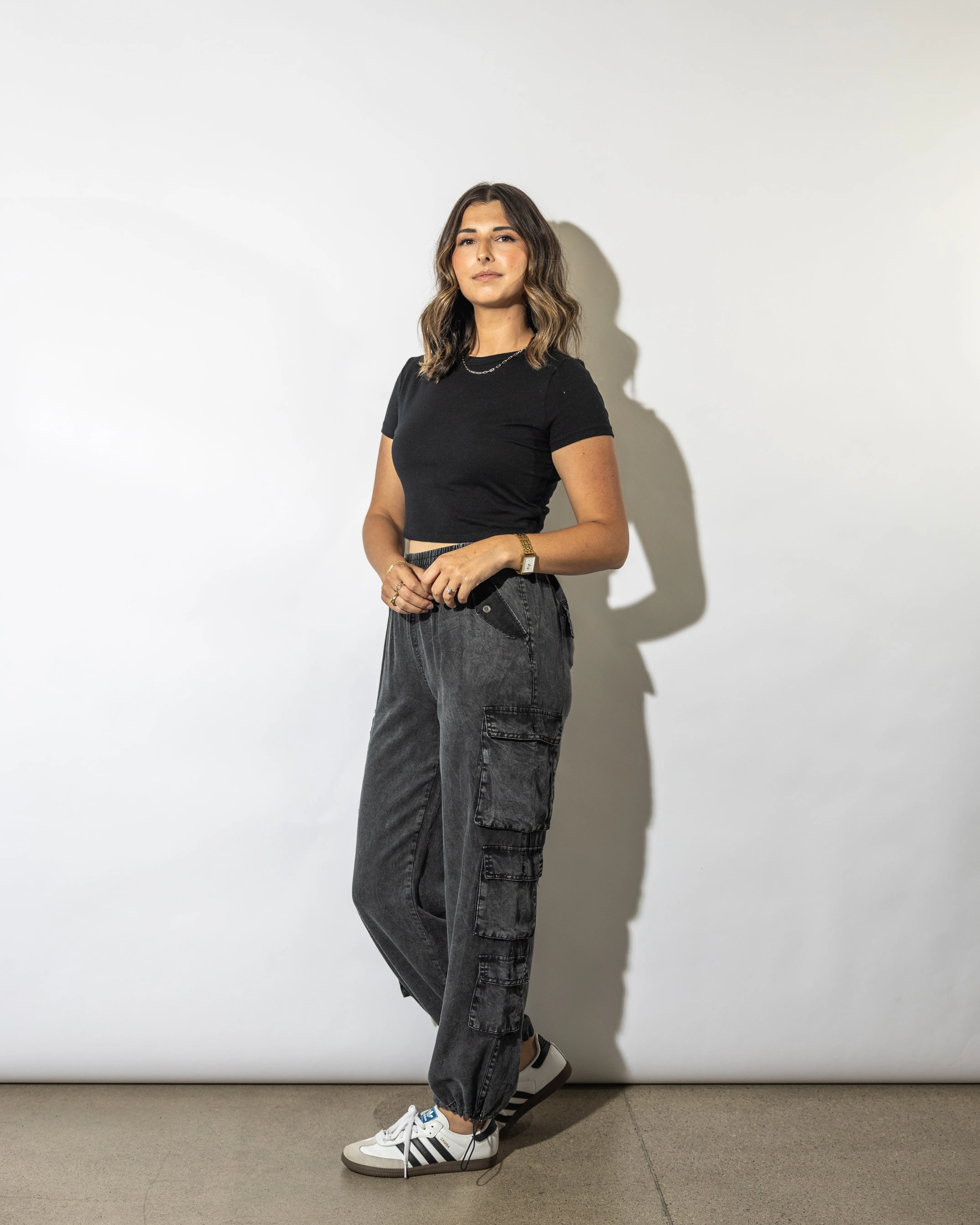 Teddi Washed Cargo Pants