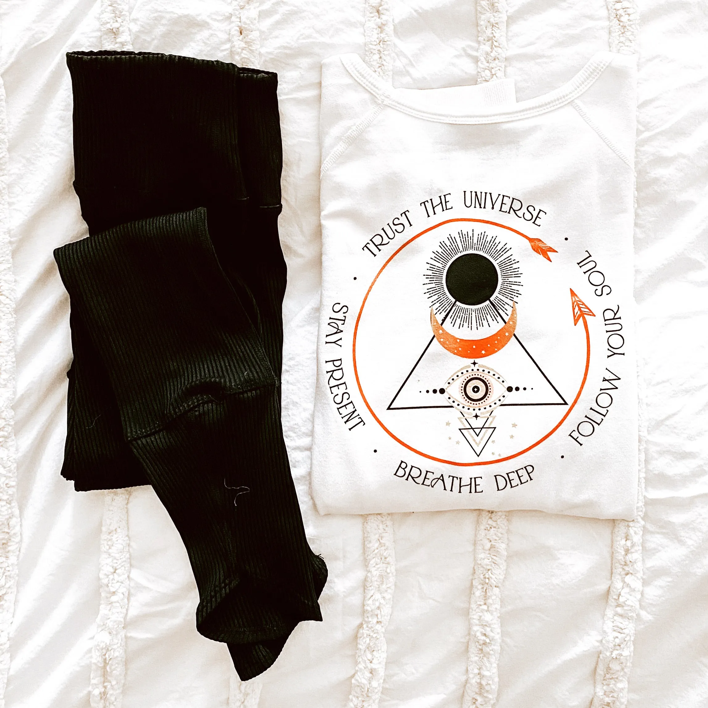 The Sun The Moon The Eye Cotton/fleece