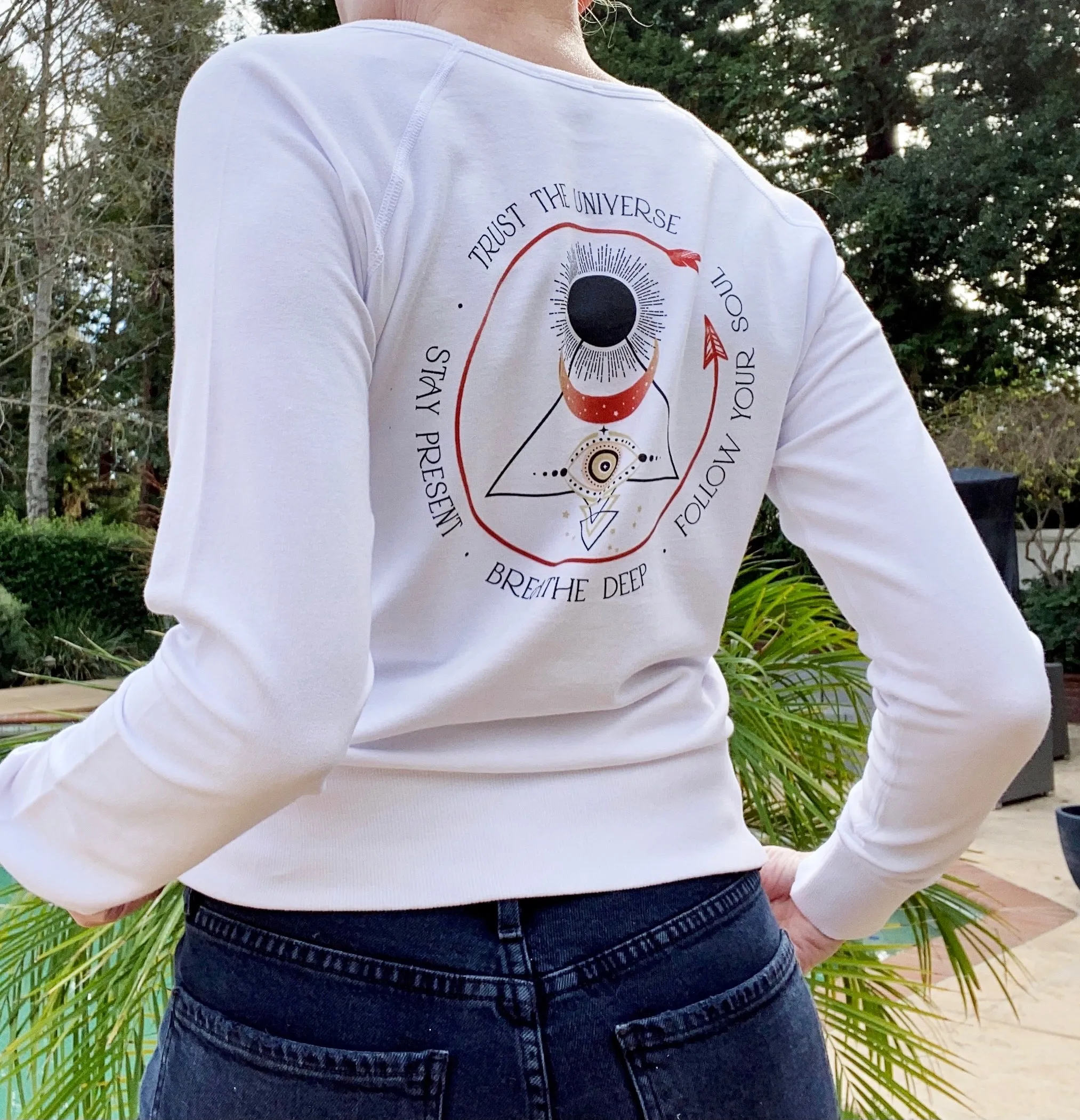 The Sun The Moon The Eye Cotton/fleece