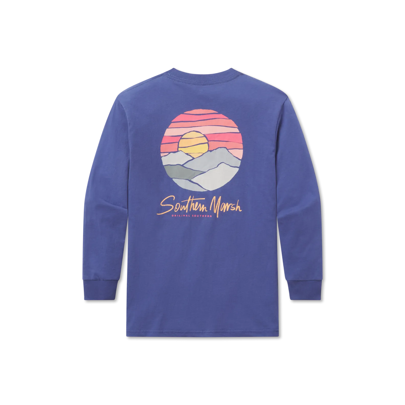 Youth Paper Mountains Tee - Long Sleeve