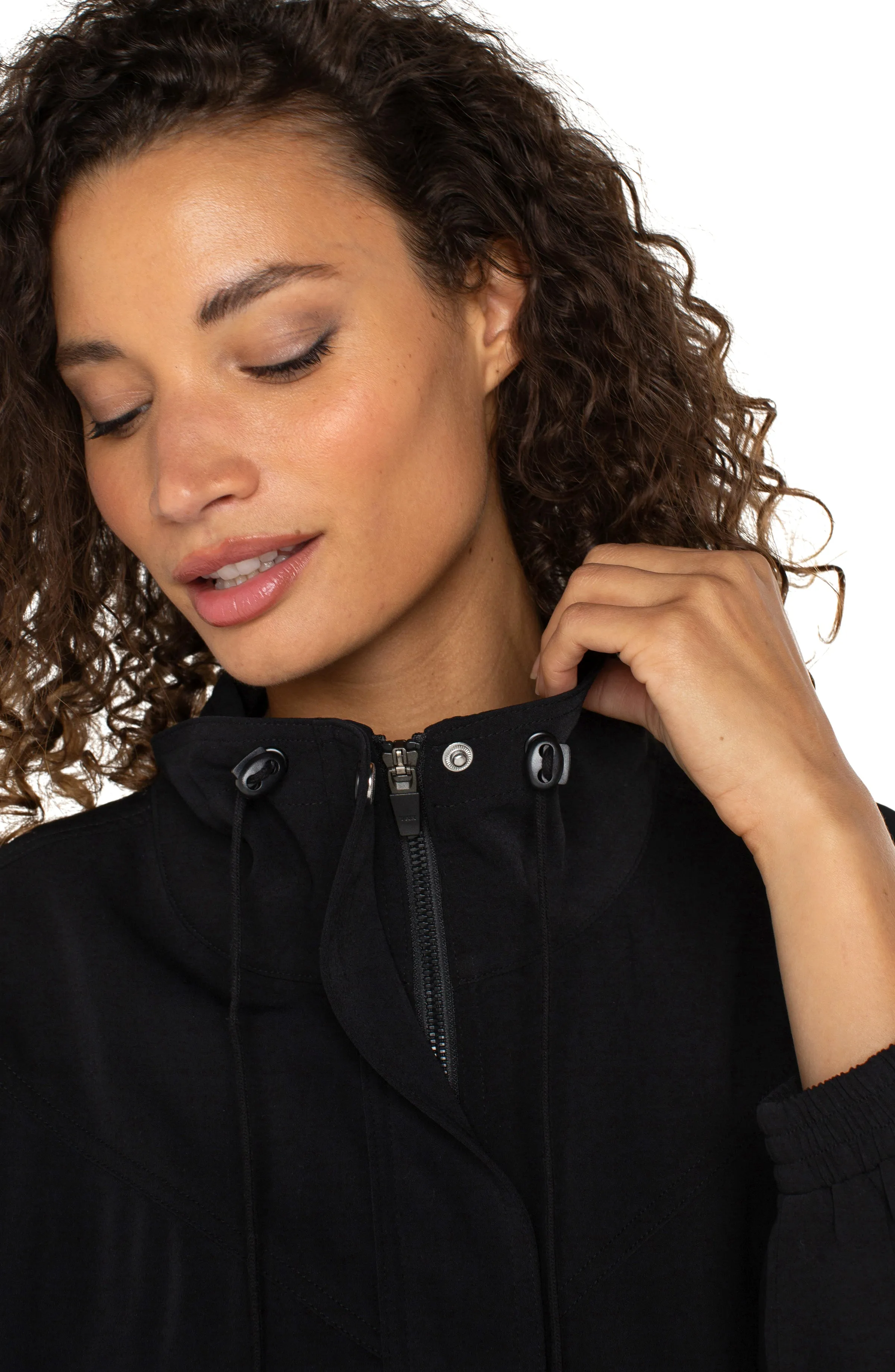 ZIP UP DOLMAN JACKET