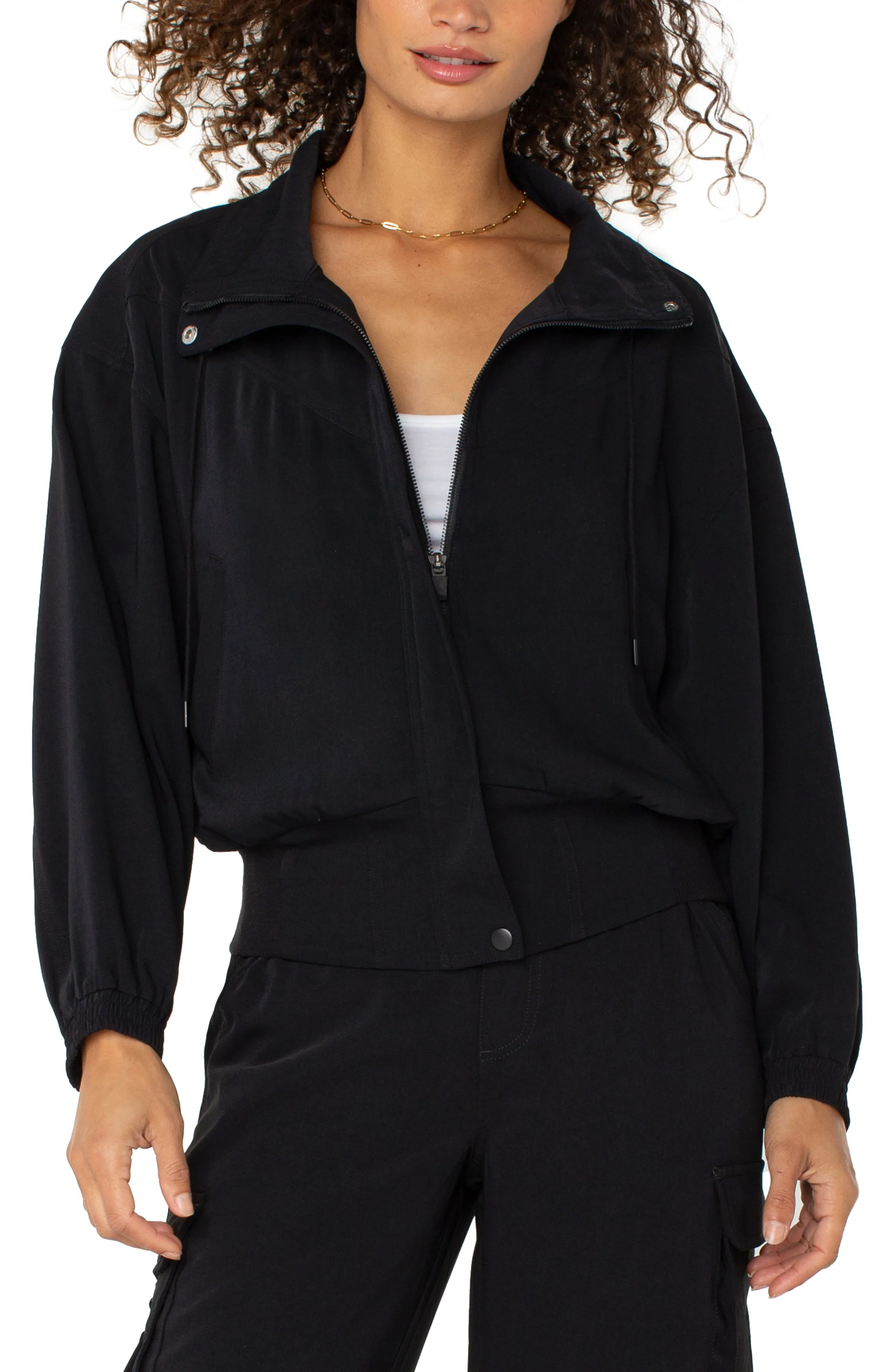 ZIP UP DOLMAN JACKET